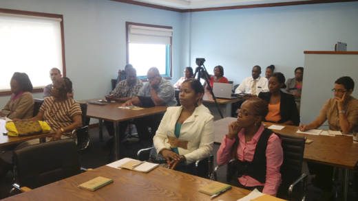 Participants in Mondays workshop.