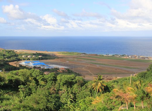 Argyle International Airport, seen here on July 29, 2014, is scheduled to be completed by year end. (IWN photo)