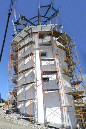 The Control Tower Under Construction At Argyle International Airport. (Aidc Photo)