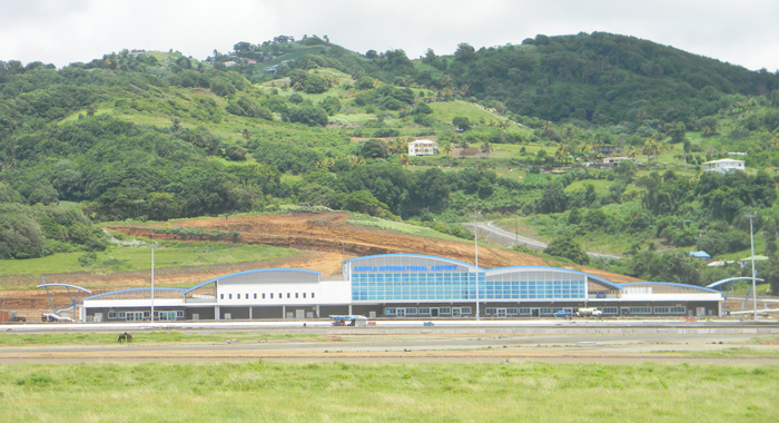 Airport terminal building