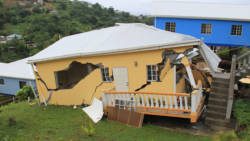 The house collapsed on Sept. 19. The owner had previously complained to the government the house was shaking. (IWN photo)