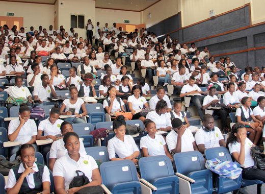 St. Vincent and the Grenadines Community College students. (IWN file photo)