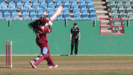 Deandra Dottin effort was  not enough to ensure a Windies  victory. (IWN file photo)