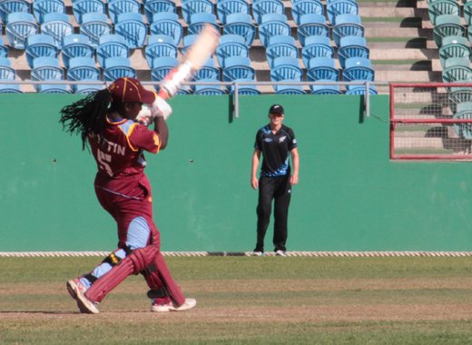 Deandra Dottin effort was  not enough to ensure a Windies  victory. (IWN file photo)