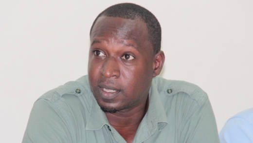 Denis Byam was declared a sports ambassador for SVG. (IWN photo)