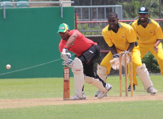 Captain Lindon James  scored 78 for Radcliffe. (IWN photo)