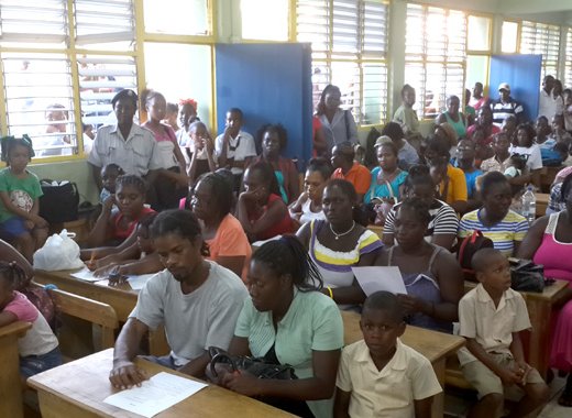 The meeting agreed that the school be relocated to the Glove Factory building in Kingstown.