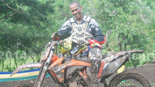 Martinican motorcyclist Jeslin Emmanuel Grocravia died in St. Vincent on Oct. 24, 2014. (Photo: Robertson Henry/Facebook)