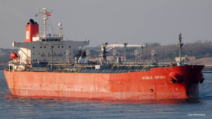 The "Noble Spirit" has denied that any of its crew has signs of Ebola. (Internet photo)