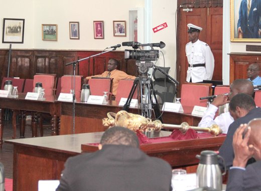 Opposition lawmakers boycotted Friday's meeting of Parliament. (IWN photo)