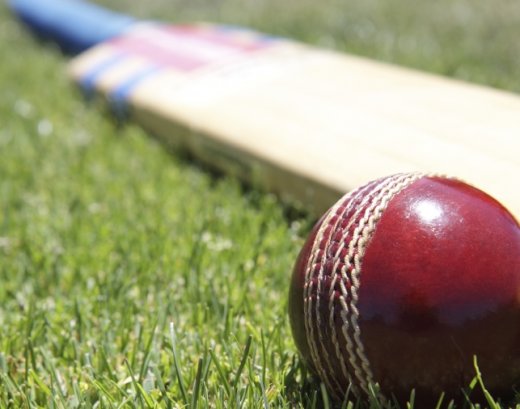 cricket bat and ball