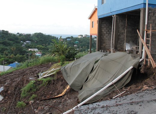 Chair of HLDC, Beresford Phillips, has refused to comment to I-Witness News amidst reports that this house will be demolished. (IWN photo)