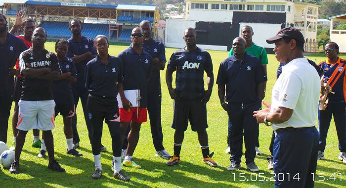 The initial D License Coaching Course in SVG was held in May. (Photo: E. Glenford Prescott) 
