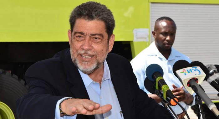 Prime Minister Dr. Ralph Gonsalves may call the next elections before Argyle Int'l Airport is complete. (Photo: Lance Neverson/Facebook)