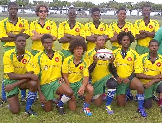 The St. Vincent and the Grenadines Rugby Team.