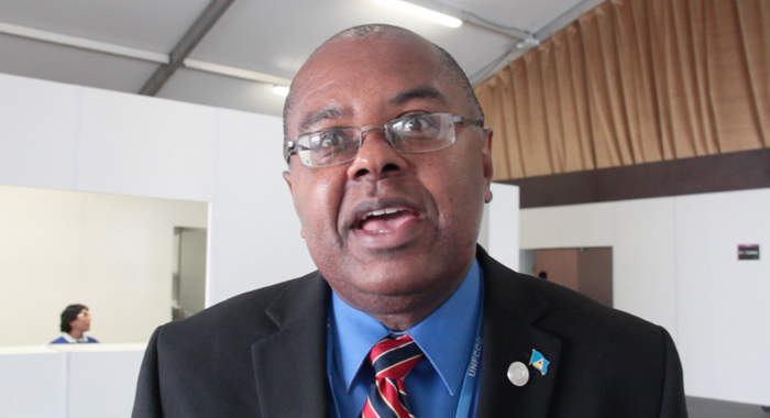  St. Lucia’s Minister of Sustainable Development, James Fletcher. (CMC/IWM image)