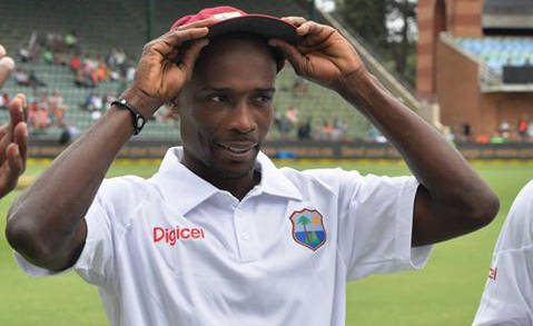 Kenroy Peters in his West Indies Cricket Team uniform. (Photo: ESPN) 