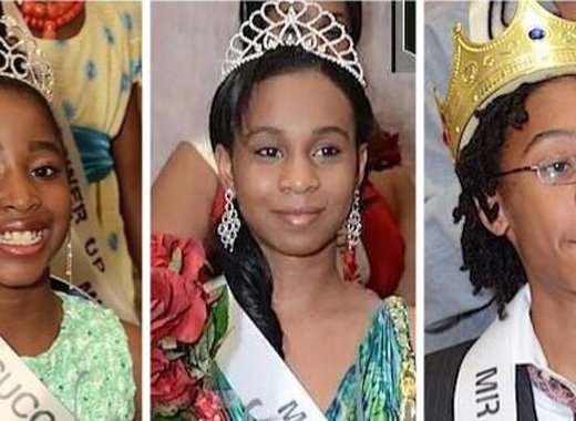 From left: Jana? Brisette, Miss Jamaica; Chant? Benn, Miss SVG; Keoma Mohammed, Mr. Trinidad and Tobago.