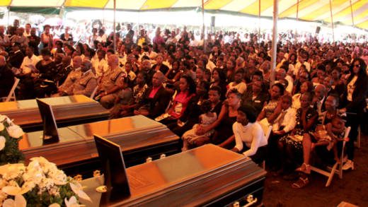 Five students died when a minivan careened down a hill and plunged into the sea at Rock Gutter on Jan. 12, 2015. (IWN photo)