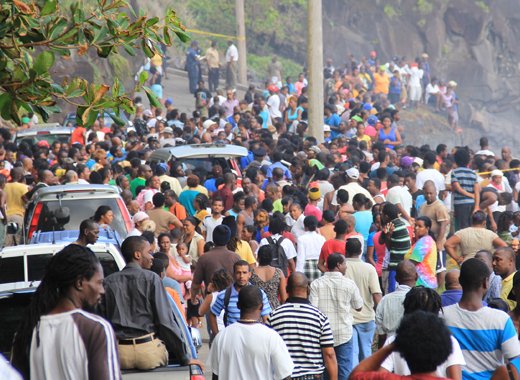 The five persons, all students, who died in the Rock Gutter bus crash on Jan. 12, will be buried in Fancy on Sunday. (IWN photo)