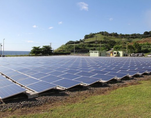 St. Vincent and the Grenadines has installed 750 kilowatt hours of photovoltaic panels, which it says reduced its carbon emissions by 800 tonnes annually. Credit: Kenton X. Chance/IPS 