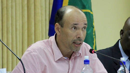 Apollo Knights, ?director of the National Telecommunications Regulatory Commission . (IWN photo)