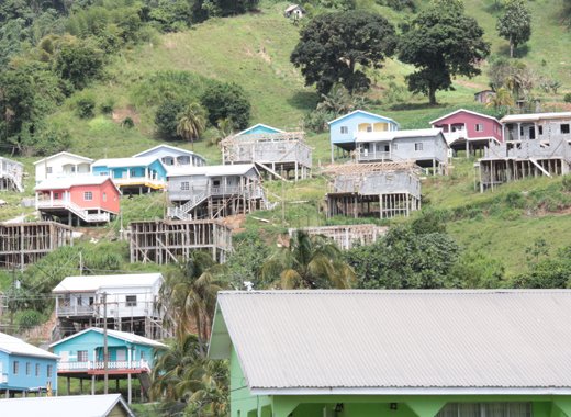The houses at Green Hill as seen on Feb. 18, 2015. (IWN photo)