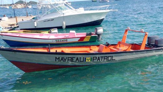The Mayreau Patrol Boat.