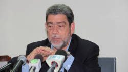 Prime Minister Dr. Ralph Gonsalves says his government will also buy a school bus for North Leeward. (IWN photo)