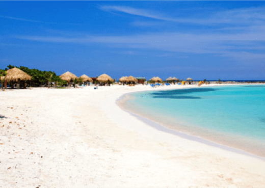 A beach in Tobago.