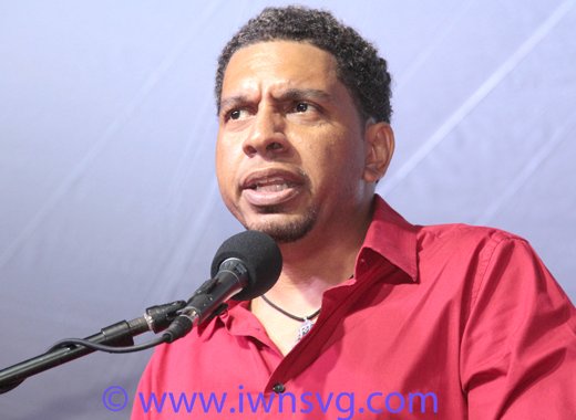 Sen. Camillo Gonsalves will carry the ULP's flag in East St. George. (IWN photo)