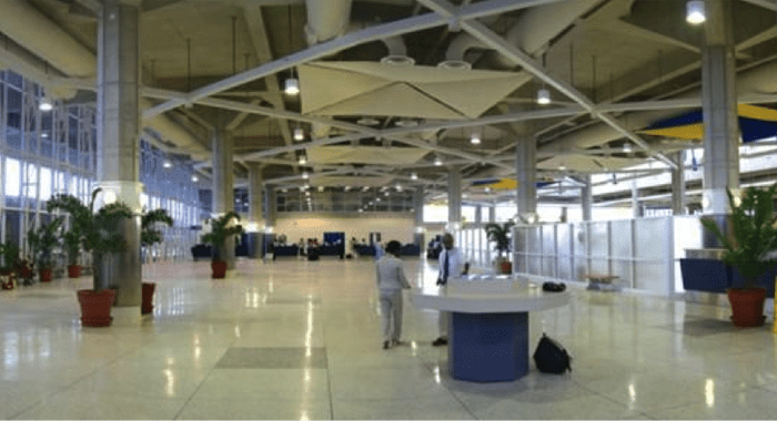 The spacious, comfortable, and elegant Grantley Adams International Airport, Barbados.