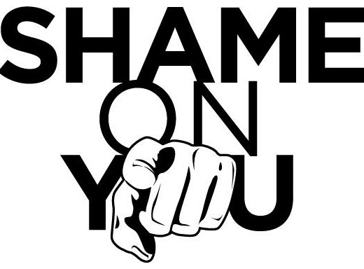shame on you