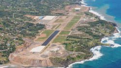 Argyle International Airport as seen in a recent aerial photo by Jonathan Palmer. 