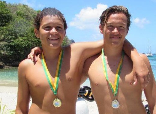 Brothers Cruz and Storm Halbich.