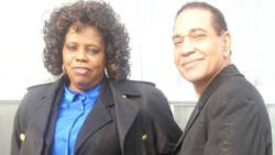 former calypsonians Felix Dalpin Findlay and his wife Monica Valley Dove Findlay.
