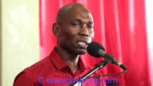Jomo Thomas, in April 2015 during the campaign for the December 2015 general elections. (IWN file photo)