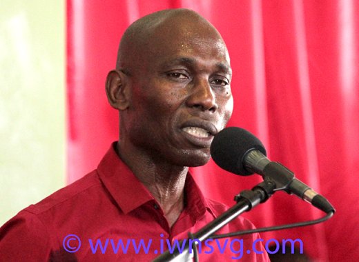 Jomo Thomas, in April 2015 during the campaign for the December 2015 general elections. (IWN file photo)