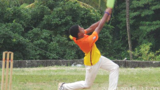 Kerwin Williams goes big for Sion Hill Tallawahs.