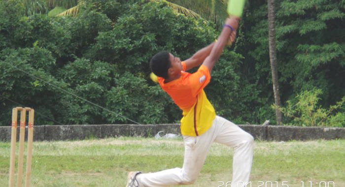 Kerwin Williams goes big for Sion Hill Tallawahs.
