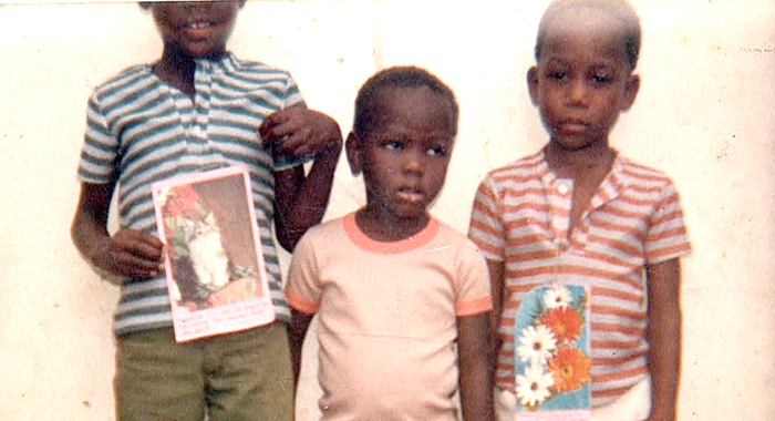 Nick, Centre, Flanked By His Brothers, Myron, Left, And Kenton After Sunday School, In One Of The Family'S Earliest Photos Of Him.