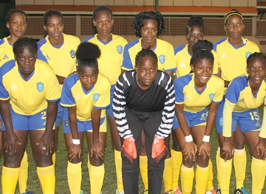 The SVG Women's Football Team.