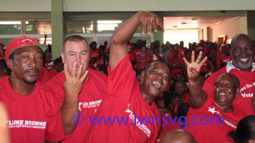 The Unity Labour Party is bidding for a fourth consecutive term in office. (Photo: Zavique Morris/IWN)