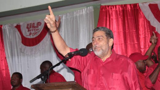 The Ralph Gonsalves led Unity Labour Party is seeking a fourth consecutive term in office. (Photo: Zavique Morris/IWN)