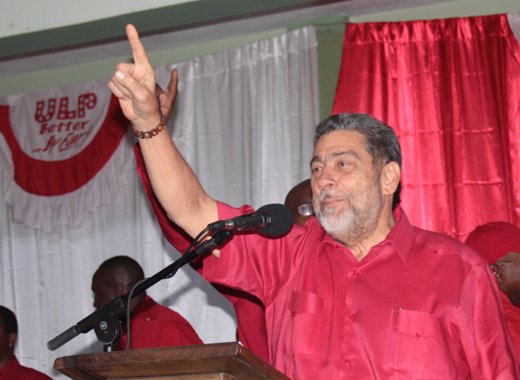 The Ralph Gonsalves led Unity Labour Party is seeking a fourth consecutive term in office. (Photo: Zavique Morris/IWN)