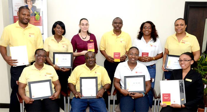 The local CIBC employees specially rewarded for their hard work and dedication.