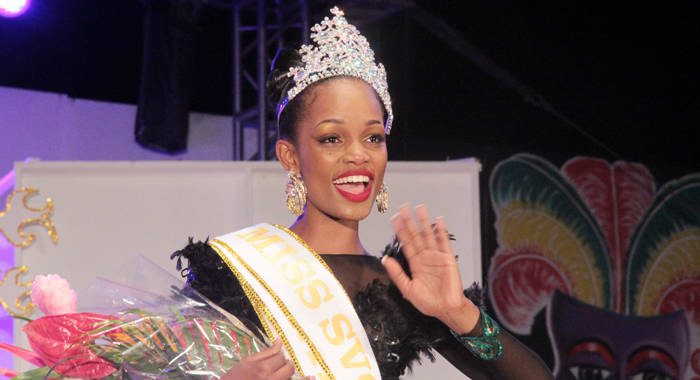 Miss SVG 2015: Miss Mustique Co. Ltd. DeYonte Mayers. (Photo: Zavique Morris/IWN)
