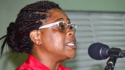 The ULP Deborah Charles is the only woman selected to contest the next general elections in SVG. (Photo: Lance Neverson/Facebook)