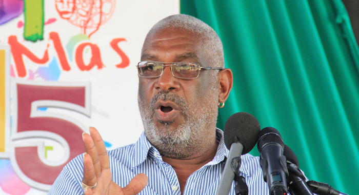 Chair of the Carnival Development Corporation Dennis Ambrose says violence has no place in carnival activities. (IWN photo) 