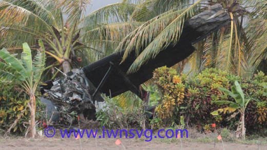 The two occupants survived the crash of the Cessna C-337 Skymaster. (IWN photo)